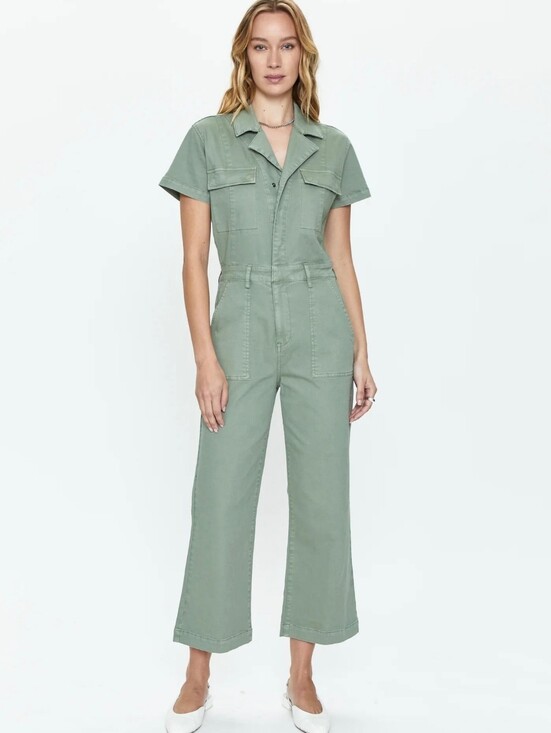 pistola Pants - Pistola Makenna Jumpsuit Green Medium